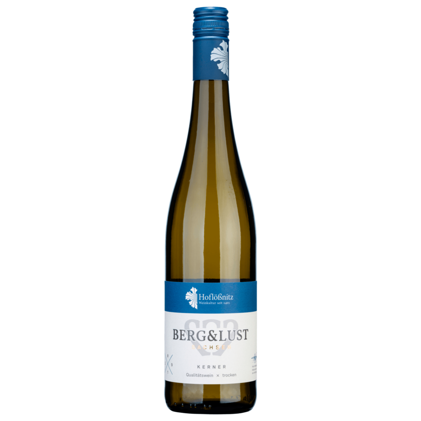 Hoflößnitz Berg & Lust Weißwein Kerner QbA trocken 0,75l
